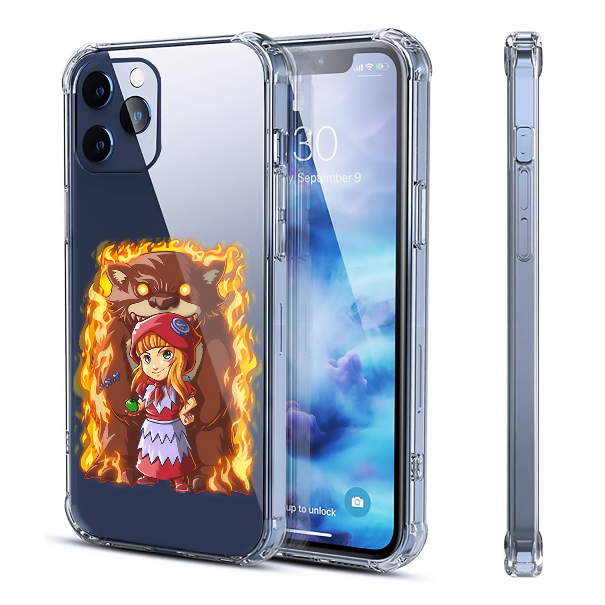 （画像用） リーグ・オブ・レジェンド League of Legends LOL 【iPhone 12シリーズ対応】透明スマホケース（クリアソフトケース）